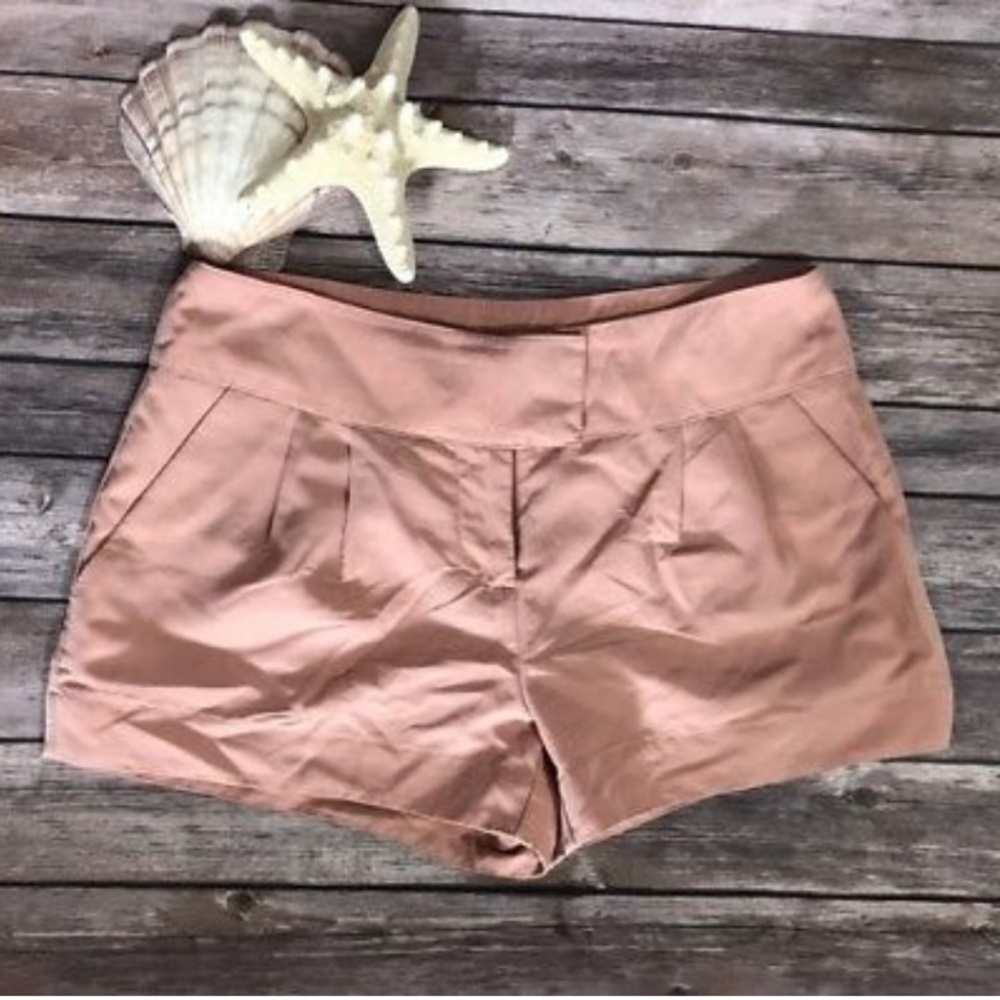 Pleated blush pink forever 21 shorts